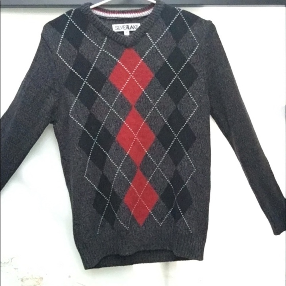 ⬇️ 2/$25 Listing - Boy’s Long Sleeve Argyle Holiday Winter Style Sweater